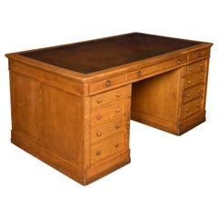 Very Large Oak Partners Library Desk