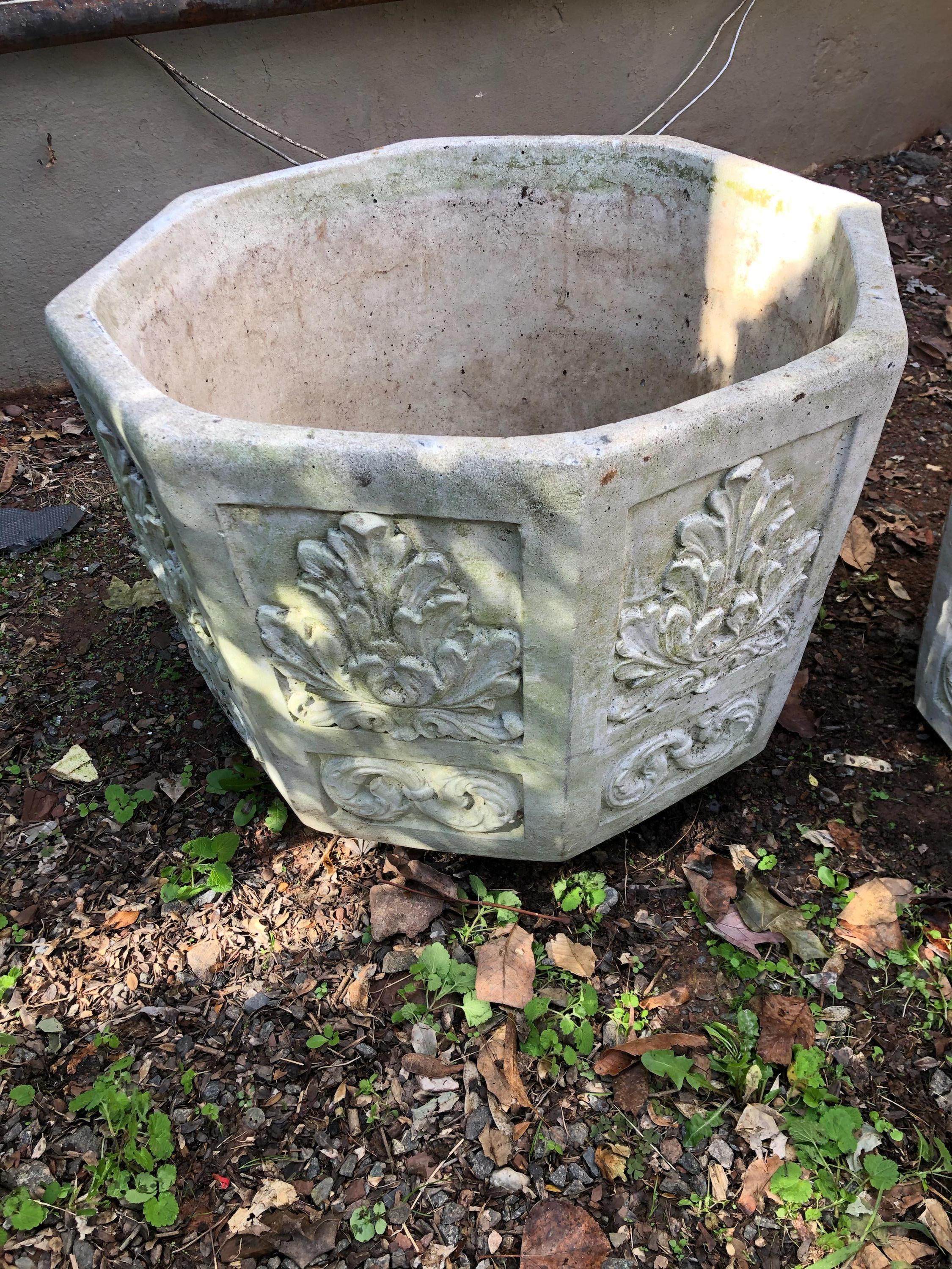 large stone planter pots