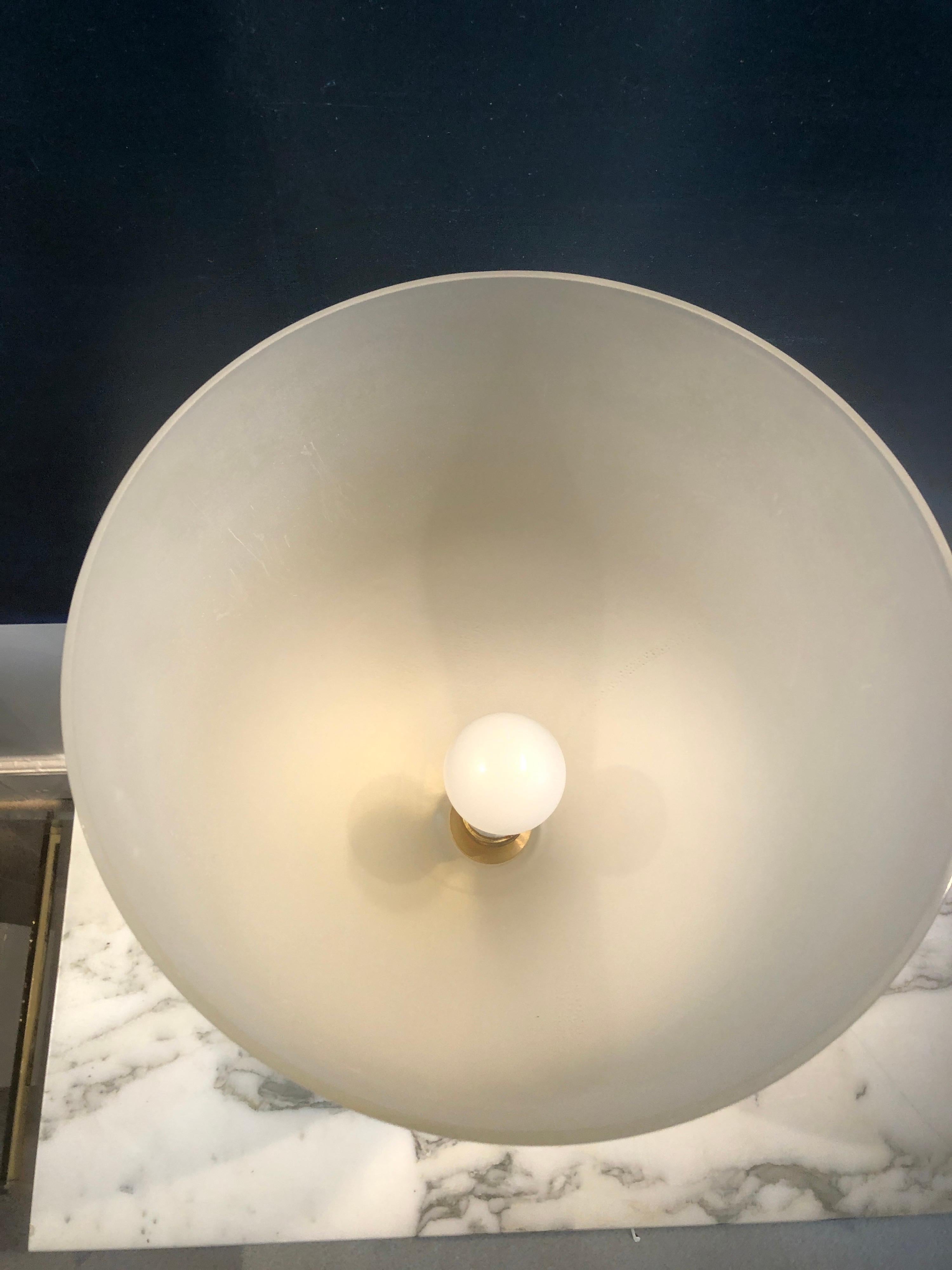 Verre d'art Très grande paire de lampes en verre de Murano avec des perles d'or 24 carats, Pauly & Co. en vente