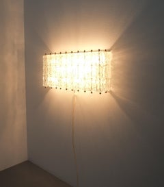 Barovier&Toso Large Pair of Midcentury Sconces Murano Glass, Italy 1950