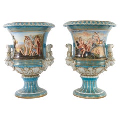 Very Large Pair Sevres Porcelain Campana