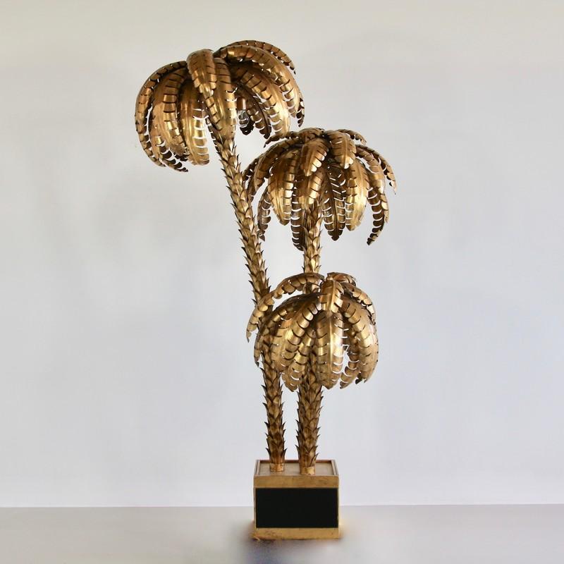 Very Large Palm Tree Lamp, France In Good Condition In Berlin, Berlin