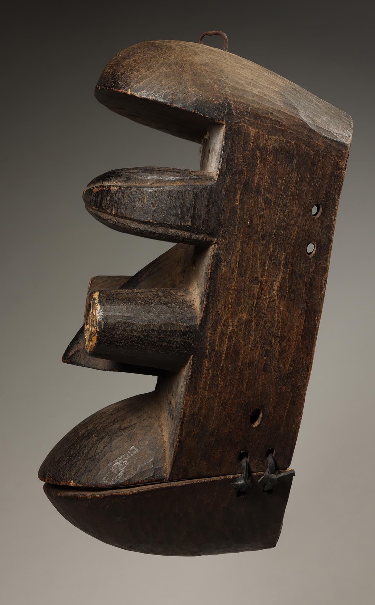 Tribal Très grand et puissant Dan Guere Nous Masque Yeux Tubulaires Côte d'Ivoire Afrique ex Fearing en vente