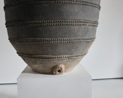 Very Large Primitive 19Th C. Catalan Cosi Pot Wabi Sabi