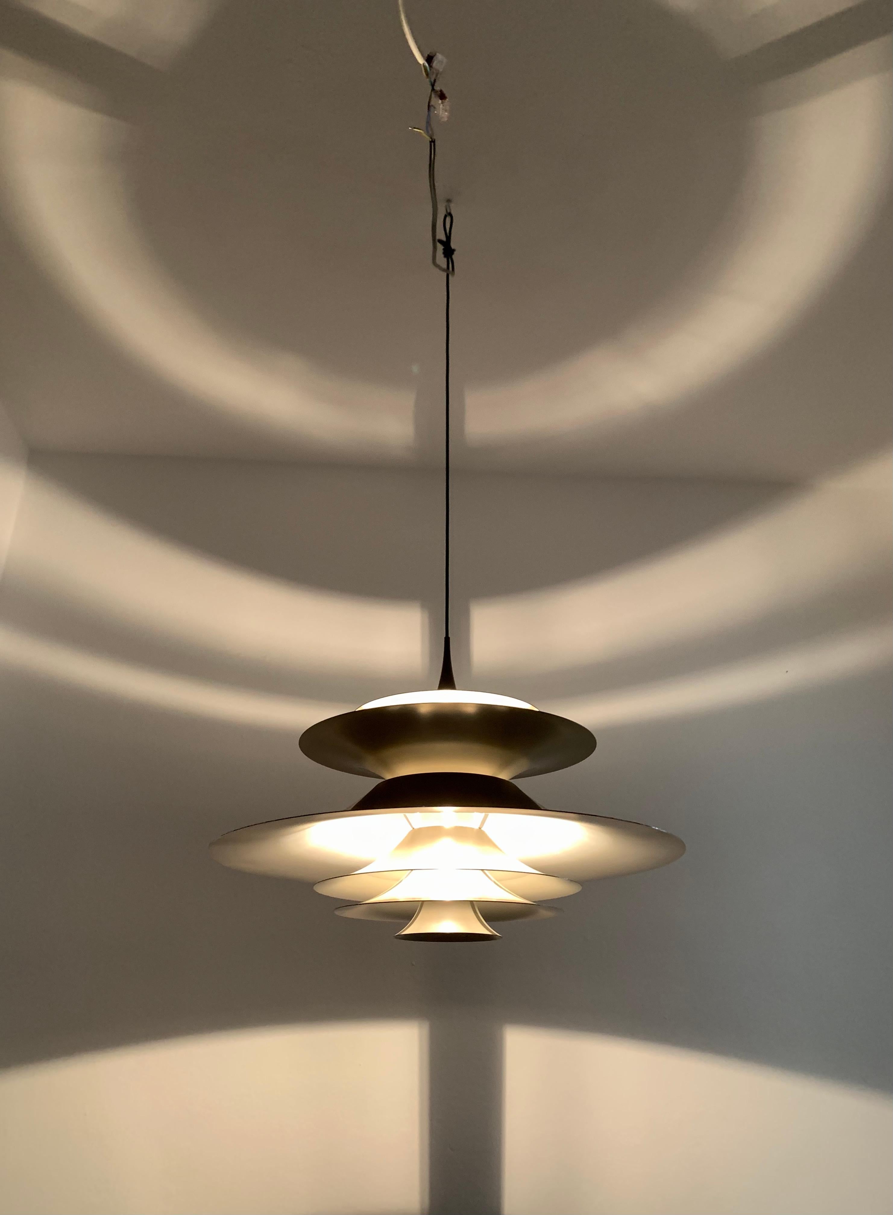 Very Large Radius 3 Pendant Lamp by Erik Balslev for Fog and Morup 4