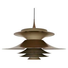 Very Large Radius 3 Pendant Lamp by Erik Balslev for Fog and Morup