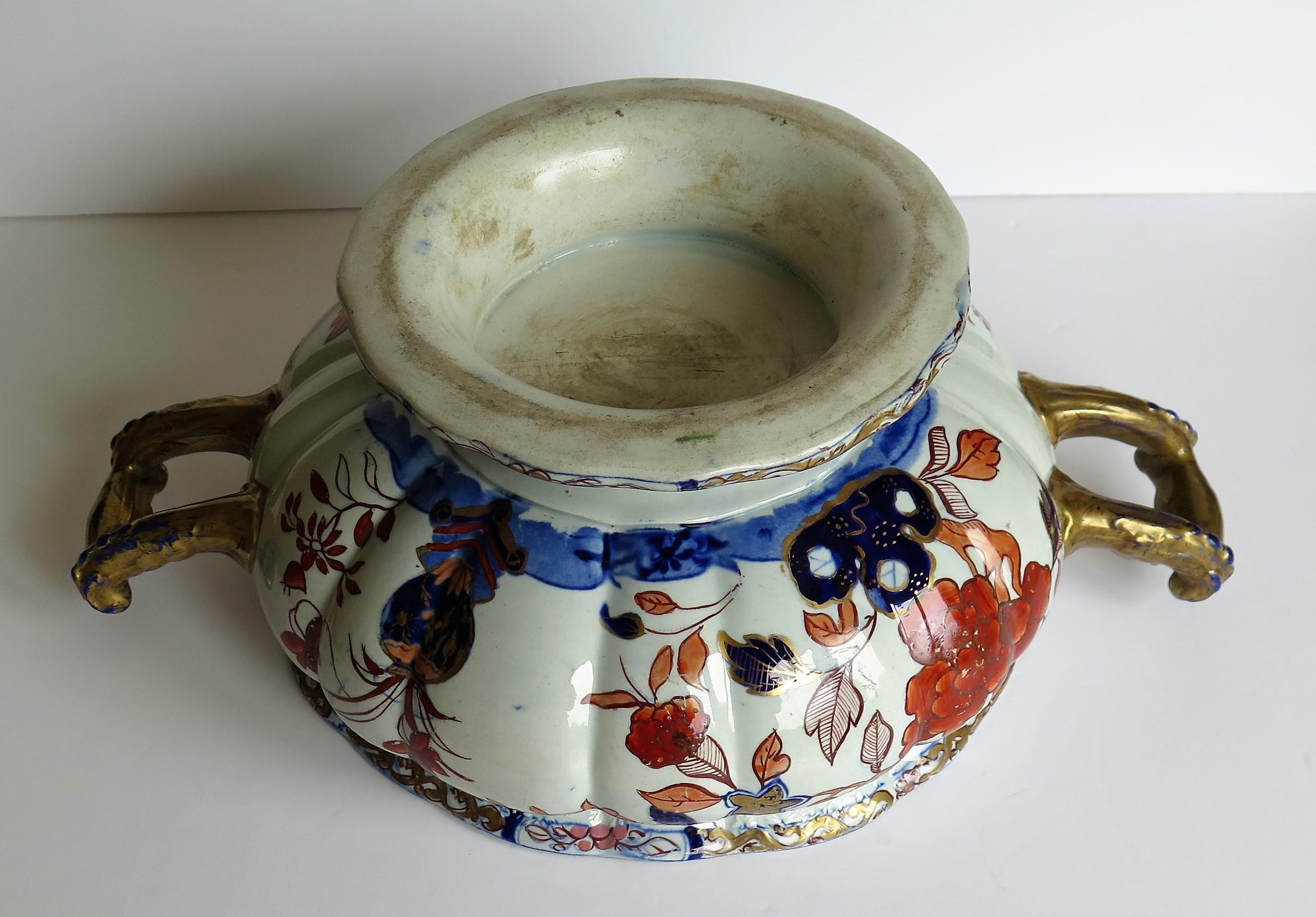 Mason's Ironstone Bowl Very large in Peking Vase Pattern, Georgian circa 1820 2