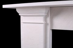 Very Large Regency Plain Fireplace Surround in in High Quality Portland Stone