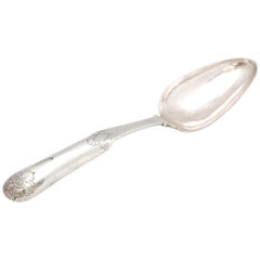Very Large Russian Silver '.840' Ovchinnikov Serving Spoon