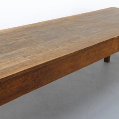 Very Large Rustic Farmhouse Oak Dining Table