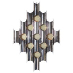 Very Large Sculptural Wall Lamp by Goffredo Reggiani, Italy 1970s