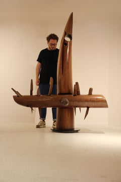 Sehr große Skulptur von Elvio Becheroni, 1991