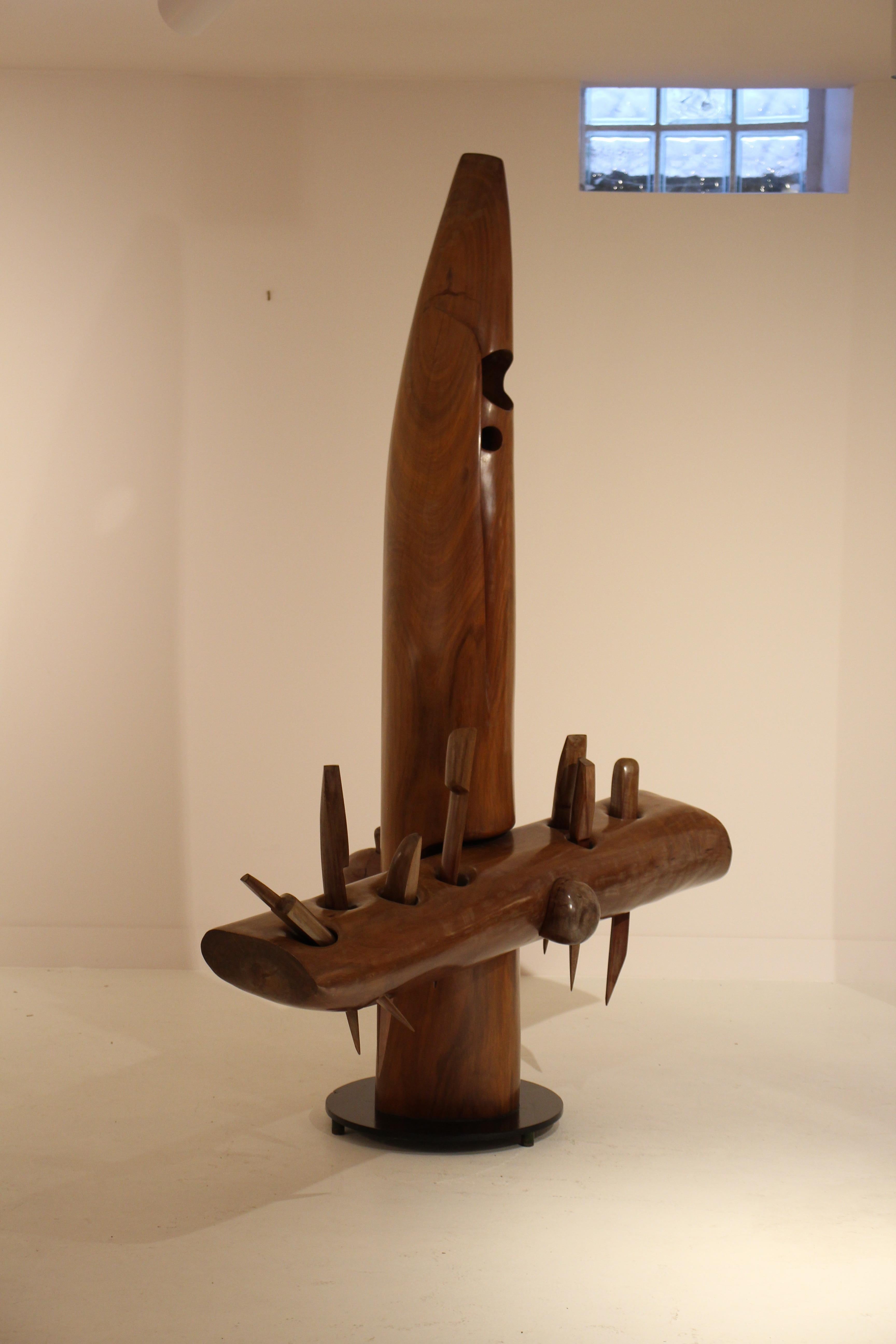 Sehr große Skulptur von Elvio Becheroni, 1991 (Brasilianisch)