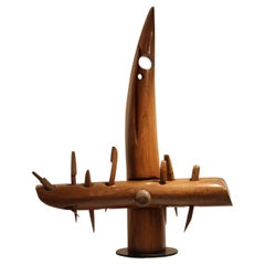 Sehr große Skulptur von Elvio Becheroni, 1991