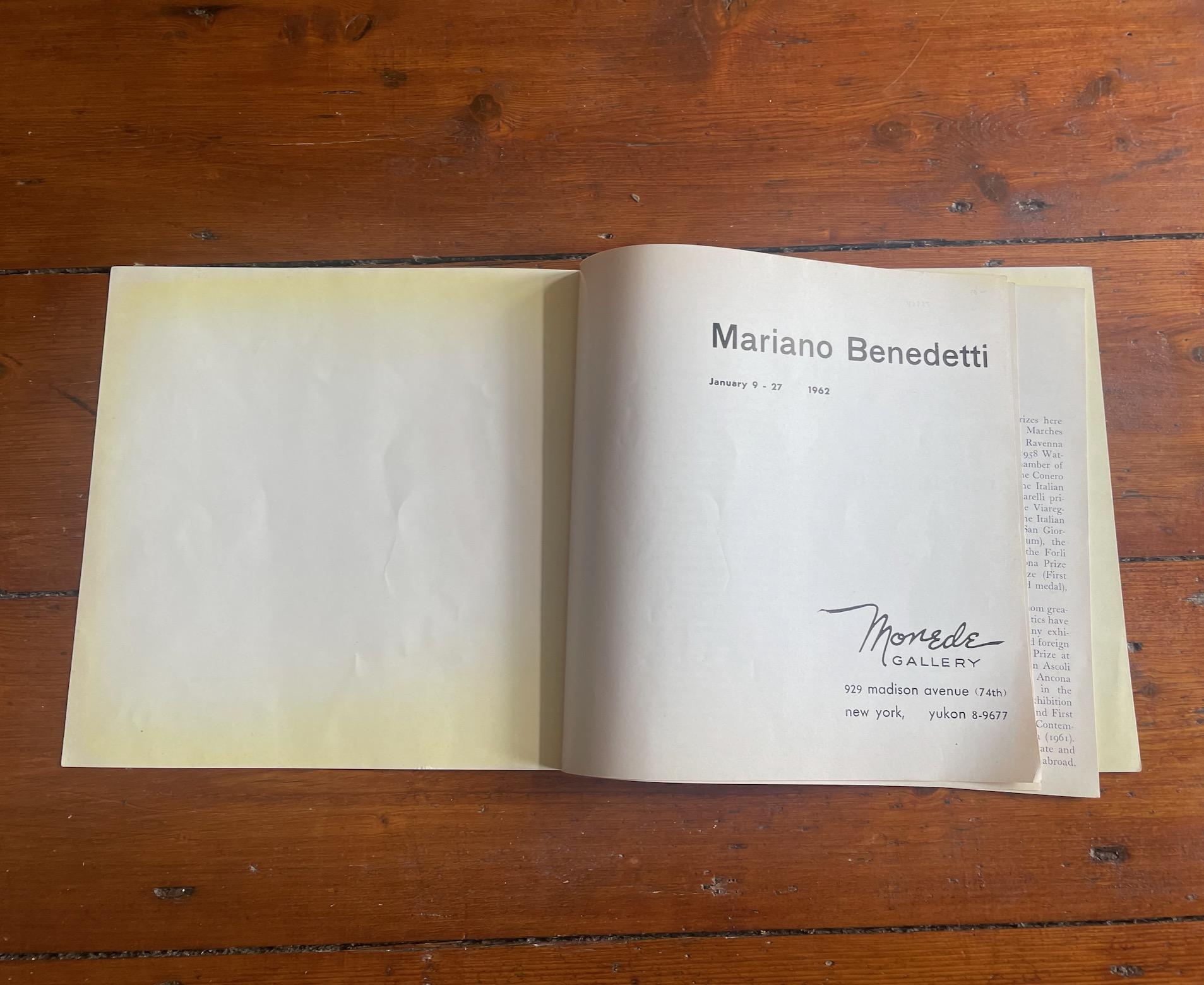 very large signed mid-century abstract oil on panels, diptych, Mariano Benedetti In Good Condition For Sale In London, Fitzrovia
