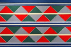 Very large silkscreen print on fabric, from the 1972 Artcuriale edition