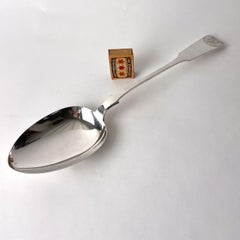 Very large silver plated Ragout Spoon from Denmark in a classic design