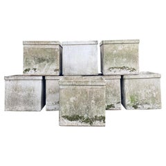 Very Large Square Planters by Willy Guhl