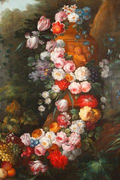 Very Large Still Life with Flowers after Gaspare dei Fiori, 1667-1732