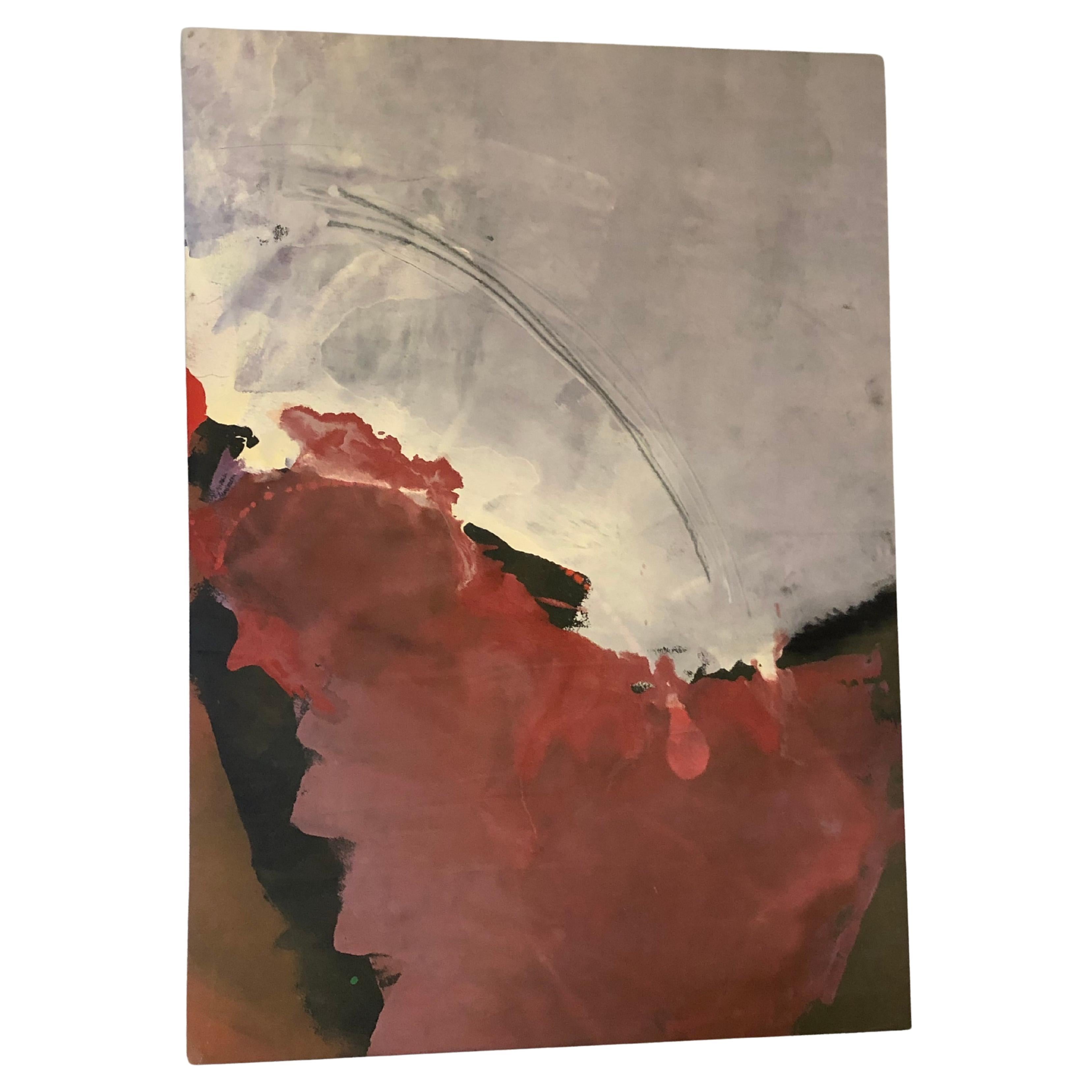 Very Large Striking Abstract Painting on Canvas