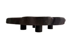 Très grande table de canapé en Suar Wood Espresso Finish Modern Organic