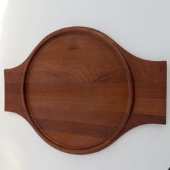 Very Large Teak Dansk Design Tray by Jens Quistgaard, 1950s Denmark Teak Tray