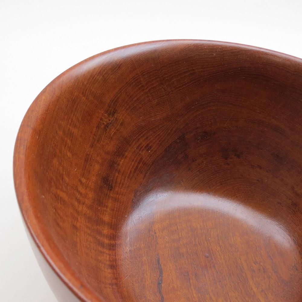 Very Large Teak Midcentury Wooden Bowl by Galatix England, 1970s In Good Condition In Stow on the Wold, GB