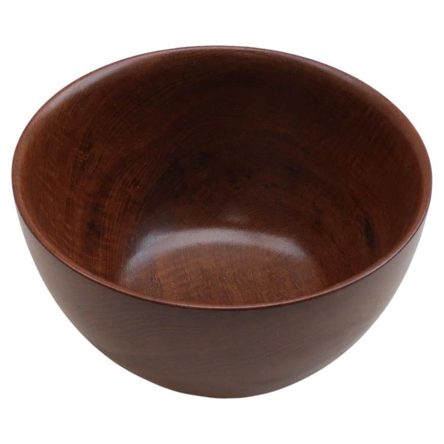 Große Midcentury-Holzschale aus Teakholz von Galatix England, 1970er Jahre