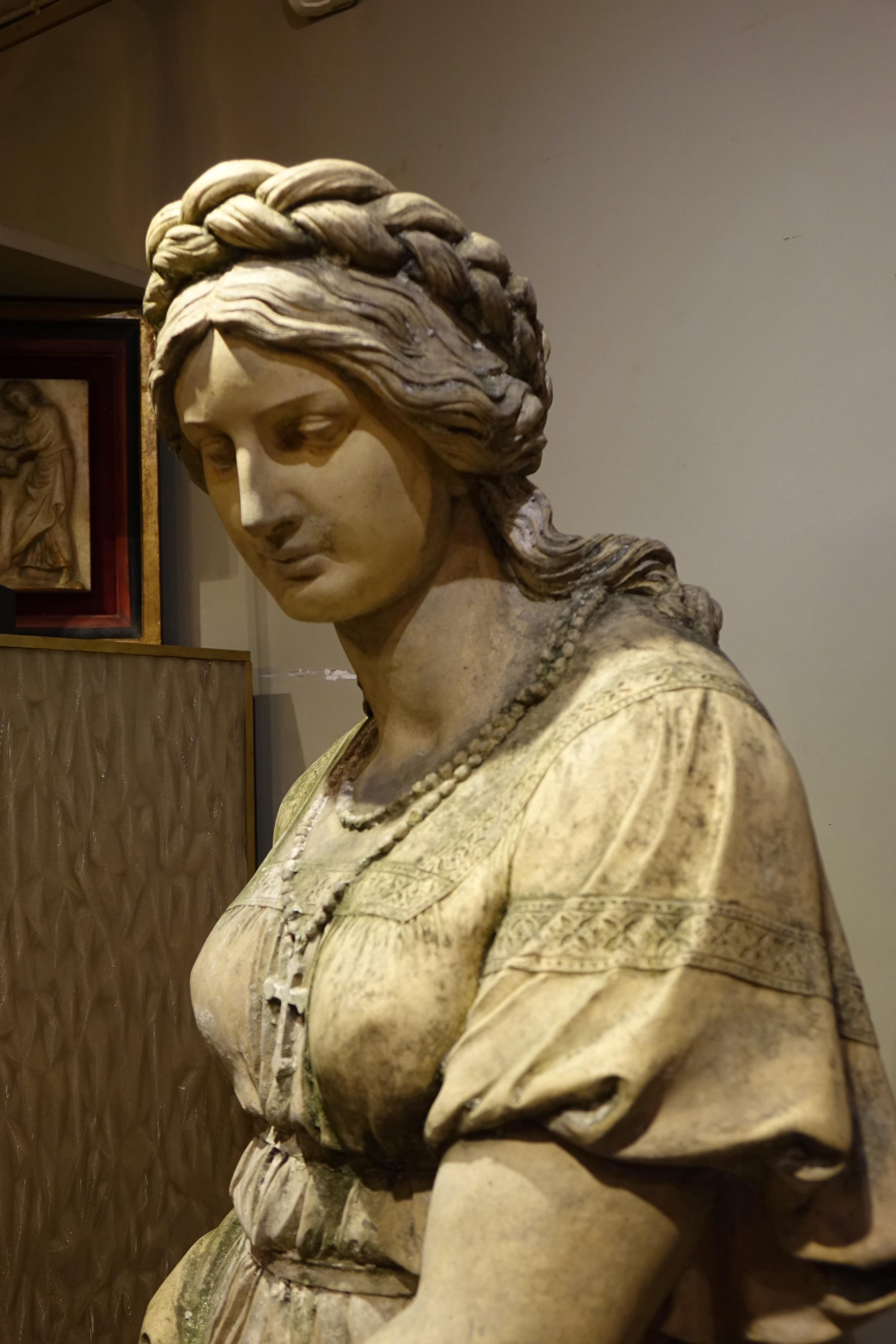 Very large terracotta, Provence 19th century In Good Condition For Sale In PARIS, FR