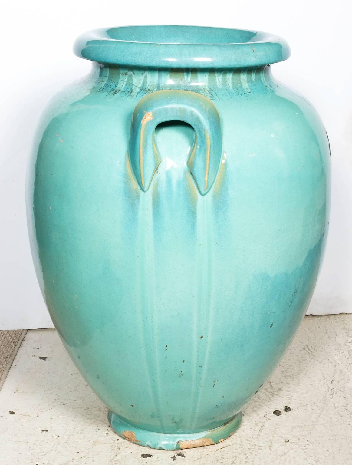 Very Large Terracotta Vase by Galloway, circa 1920s 7