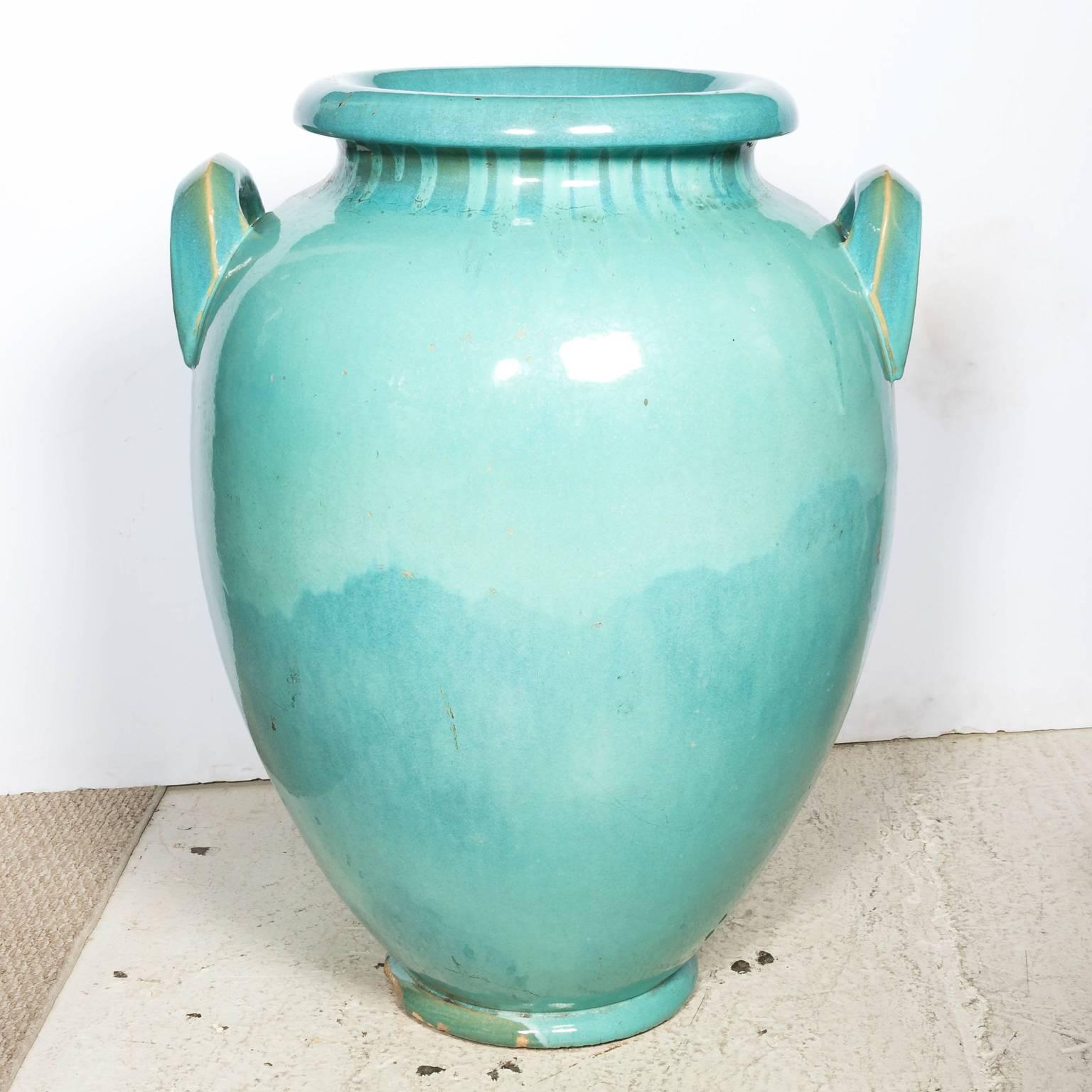 Very Large Terracotta Vase by Galloway, circa 1920s 15