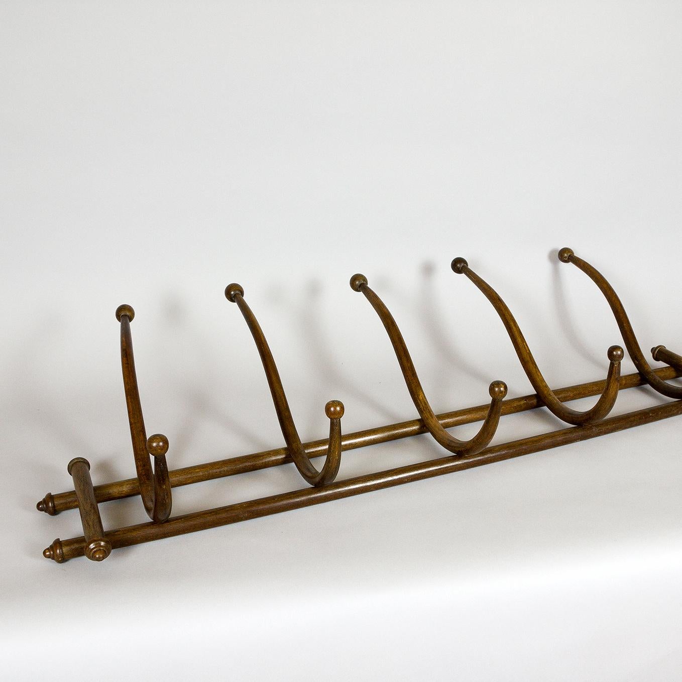 Austrian Very Large Thonet Style Bentwood Coat and Hat Rack