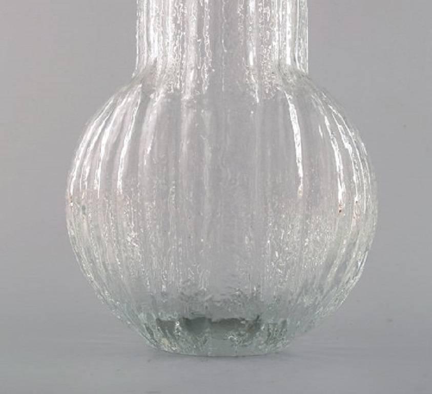 Finnish Very Large Timo Sarpaneva for Littala, Art Glass Vase, 1970s For Sale