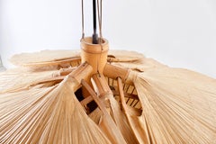 Very Large ‘Uchiwa’ Chandelier by Ingo Maurer, 1970s