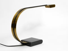 Very Large Unique Italian 1980s Halogen Table Lamp in Postmodern Design