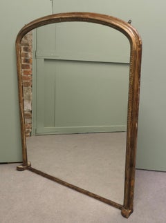 Very Large Victorian Overmantel Mirror