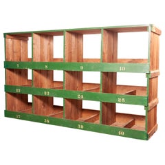 Very Large Victorian Pigeon Hole Unit/Storage/Shelving Unit, 4 Bay