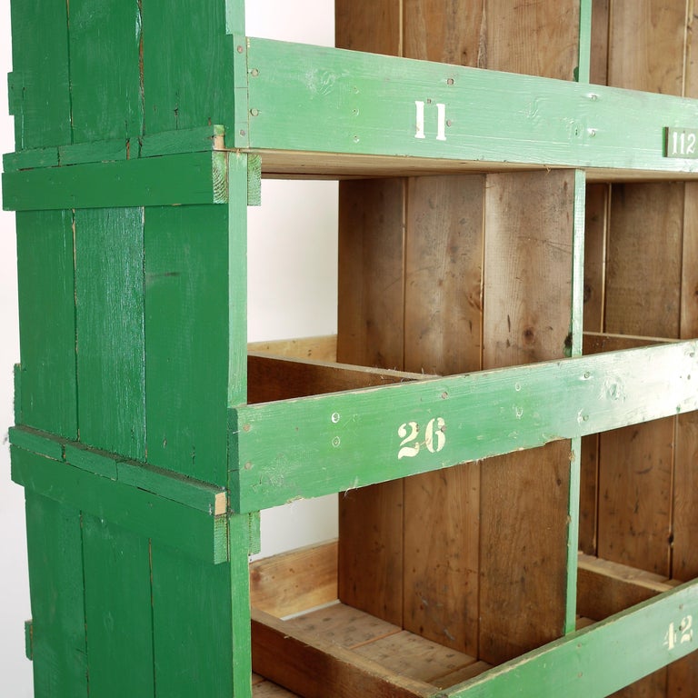 Very Large Victorian Pigeon Hole Unit, Storage, Shelving Unit, 5 Bay at