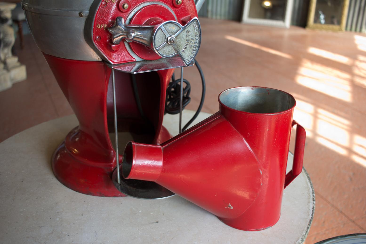 Very Large Vintage Coffee Grinder by American Duplex In Good Condition In Calgary, Alberta