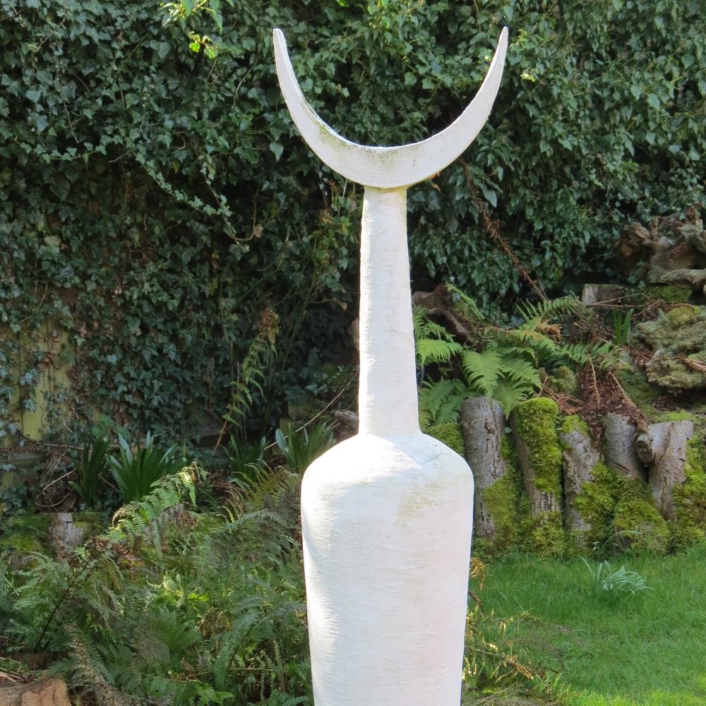 Hand-Crafted Very Large Vintage Concrete Garden Sculpture 1980s 1 of 2