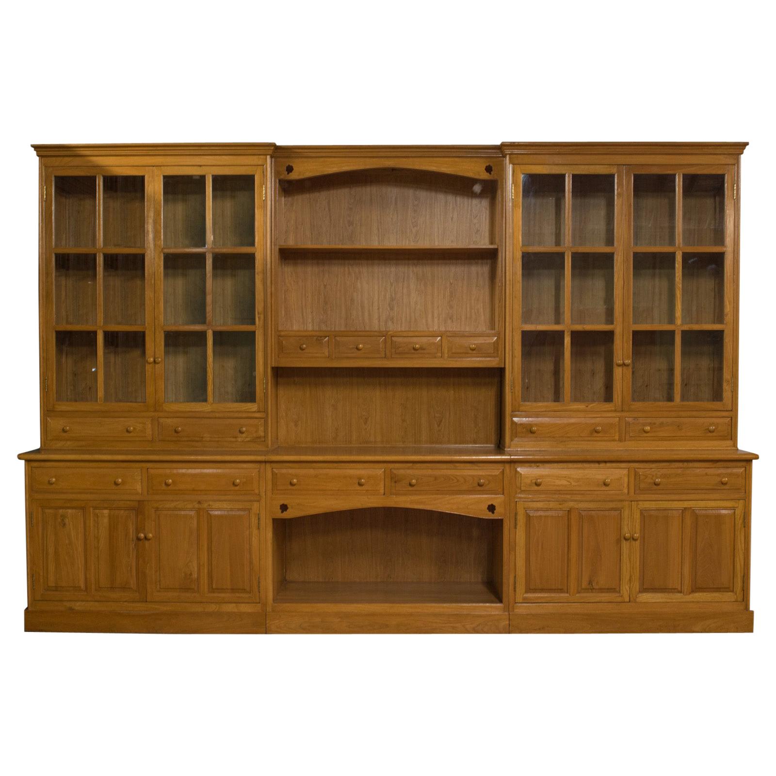 Very Large, Vintage Dresser, Victorian Taste, Ash, Kitchen Cabinet, 20th Century