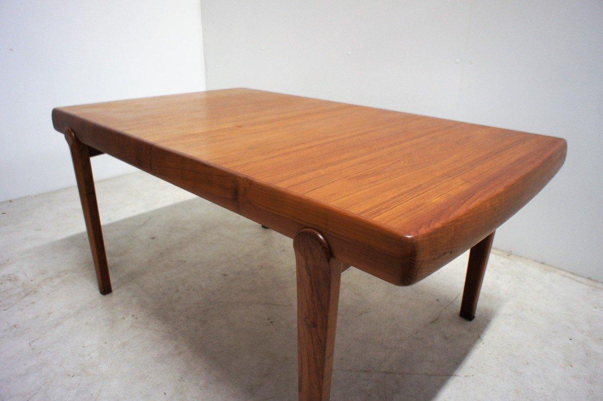 Wood Very Large Vintage Scandinavian Table in Teak, Ejvind Johansson
