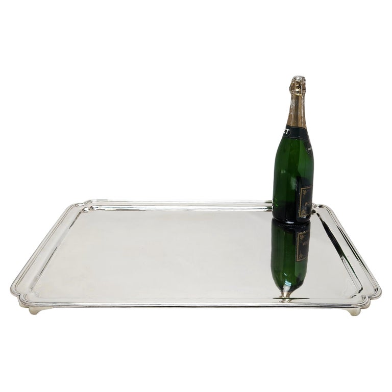 Very Large vintage Sterling Silver Tray / Salver / Platter 1933 Serving Drinks