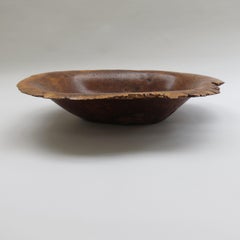 Very large vintage Wooden Bowl Gum Burr Wood