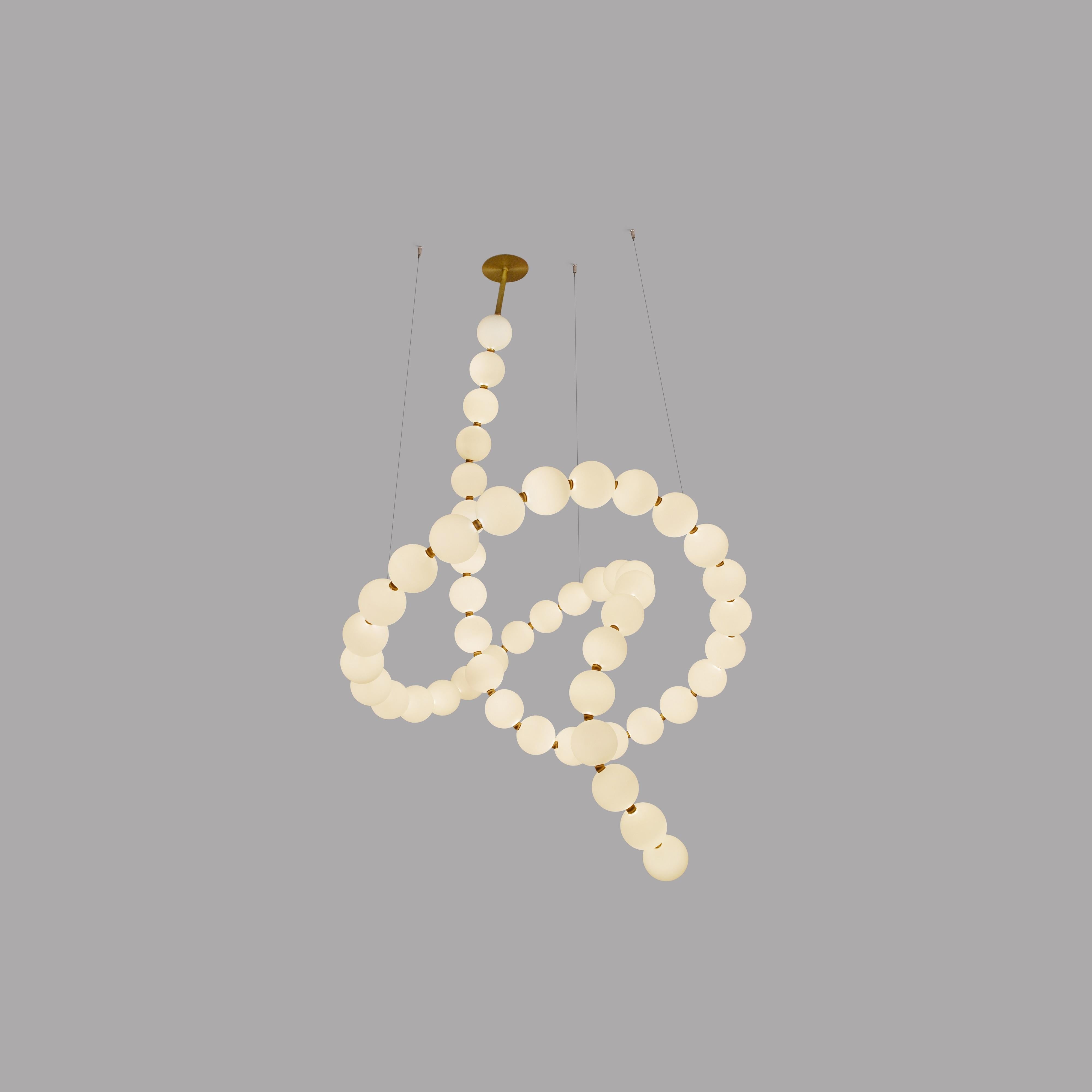 Very Large Voltige de Perles Chandelier by Ludovic Clément D’armont In New Condition For Sale In Geneve, CH