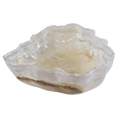 Very Large White Onyx Deep Bowl, One of a Kind