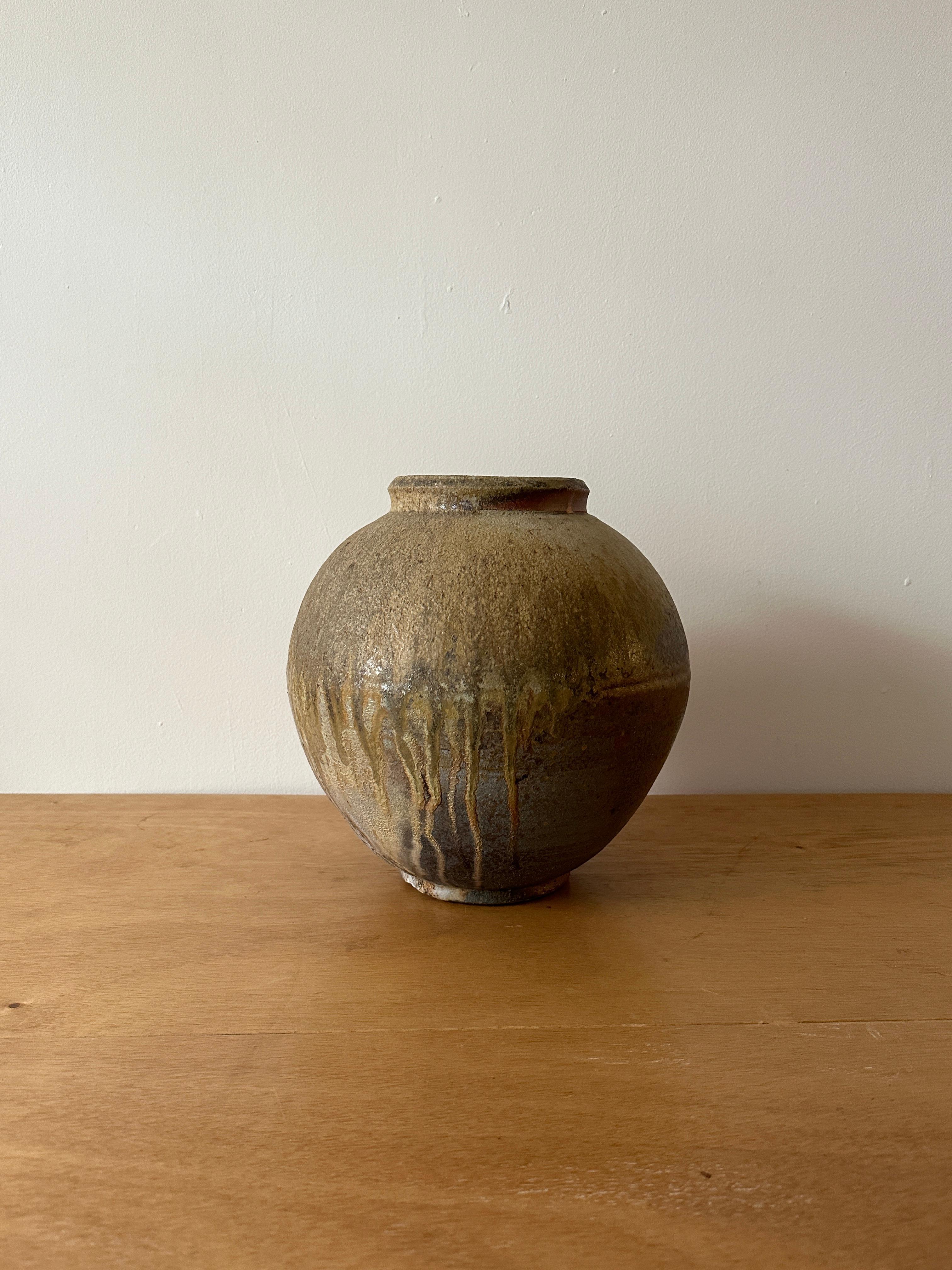 Contemporary Very Large Wood-Fired Moon Jar For Sale