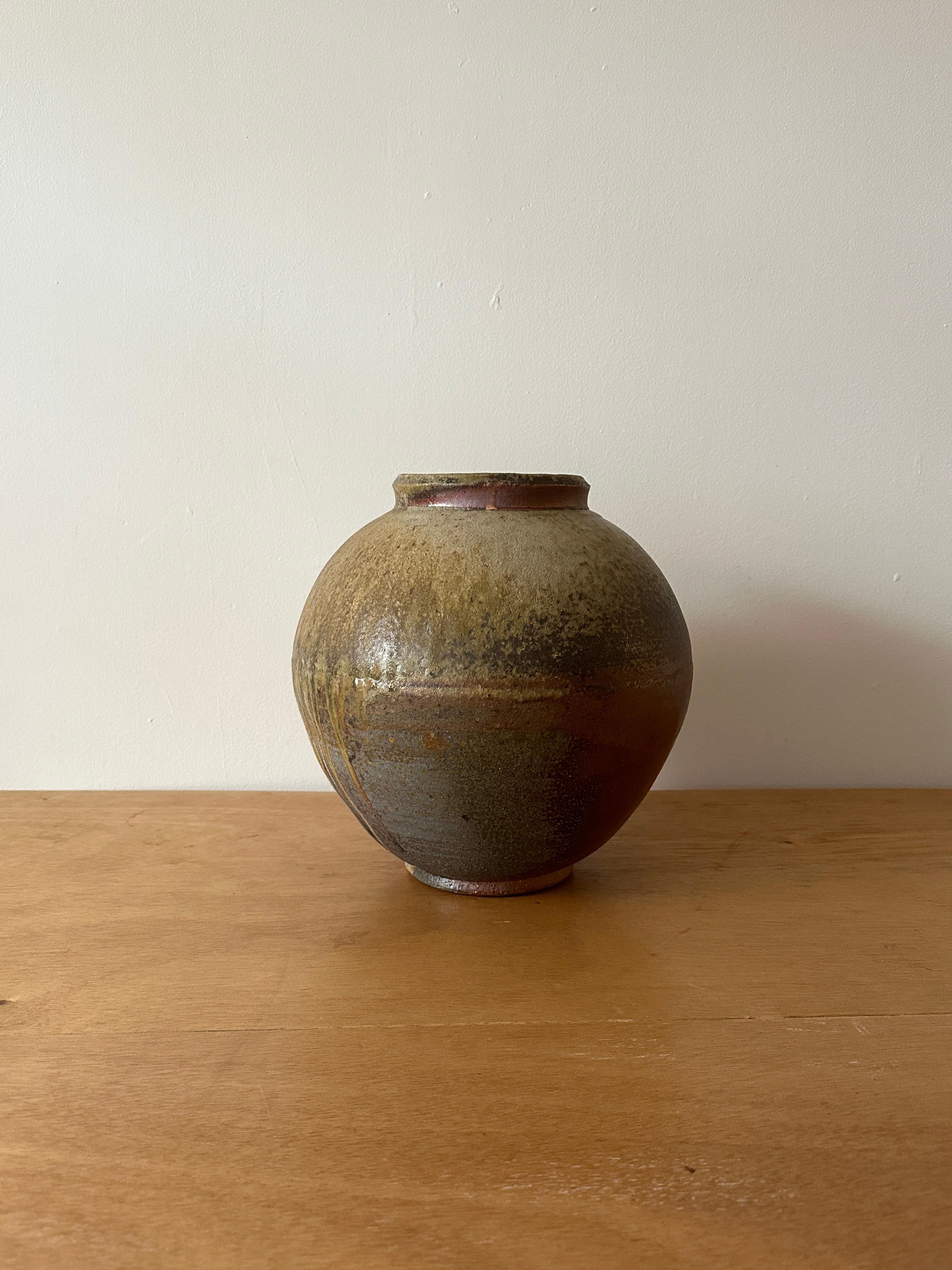 Ceramic Very Large Wood-Fired Moon Jar For Sale