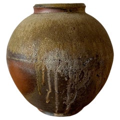 Très grande JAR en forme de lune chauffée au Wood Wood