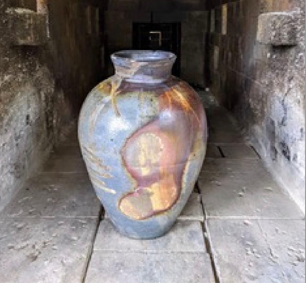 Contemporary Very Large Wood-Fired Tsubo Jar For Sale